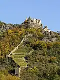 Le chateau de Dürnstein. Octobre 2021.
