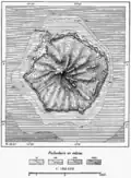 Carte de Tristao d’Acunha in "L’Homme et la Terre" par Elisée Reclus
