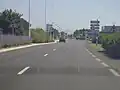 La RD 769 vers Lempdes, avant les feux tricolores, aux environs du kilomètre 2