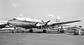 Un Douglas DC-6 de Japan Airlines à San Francisco.