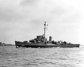 illustration de USS Fiske (DE-143)