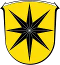 Blason de l'ancien district de Waldeck, avec l'étoile classique de Waldeck