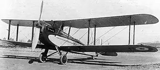 Vue de l'avion.