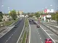 Aleja Jana Pawła II w Bydgoszczy w ciągu drogi nr 5