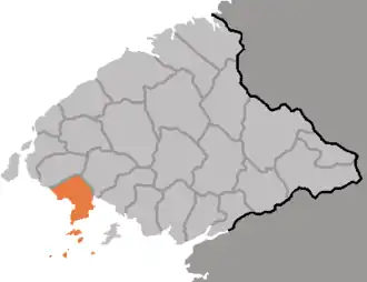 Localisation de Comté de Ch'ŏlsan