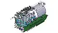 Modèle DRDO d’AIP (Air Independent Propulsion) pour sous-marin de classe Kalvari.