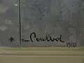 Signature de Poulbot avec la date du tableau.