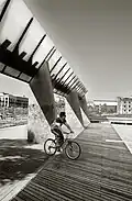 À proximité du Port Vell.