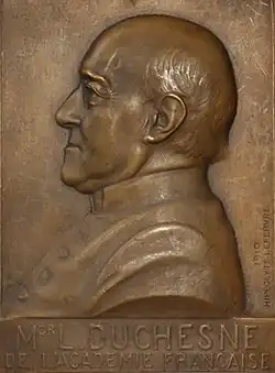Louis Duchesne (1910), plaquette.