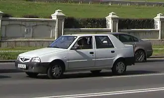 Dacia Solenza (modèle d’entrée de gamme).