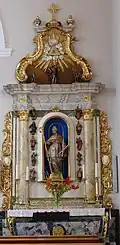 Autel secondaire de saint Blaise (XVIIIe).
