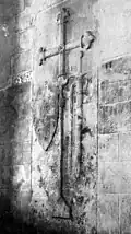 Dalle funéraire de Robert de Champallement.