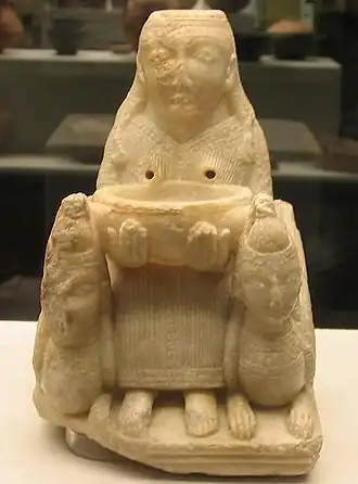 Dame de Galera datant du VIIe&nbsp;siècle&nbsp;av. J.-C. et exposée au musée archéologique national de Madrid.