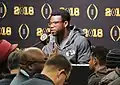Damien Harris&nbsp;(en)RB d’Alabama.