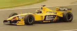 Photo de la Jordan 199 de Damo Hill lors du Grand Prix de Grande-Bretagne 1999