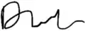 Signature de Dan Goldman