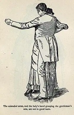 Illustration du manuel de Dodsworth, couple dansant.