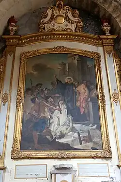 J- Tableau de Dandré-Bardon : Saint Eldrade.