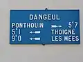 Plaque de cocher.
