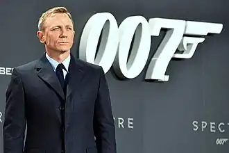 Daniel Craig, James Bond 007 du film 007 Spectre