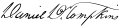 Signature de Daniel D. Tompkins
