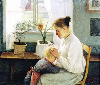L'Inquiétude de la mère, 1891Collection particulière