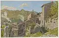 Dans la vieille ville. Nyons (dessin, 1928).