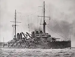 Le Danton à la mer. Lors de la Première Guerre mondiale, il effectue l’essentiel de ses missions en Méditerranée.