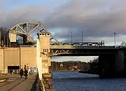 Danvikskanalen, vue sous le Danviksbron en 2006.