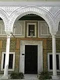 Arcades du patio.