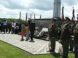 Cérémonie au mémorial le 29 juin 2008.