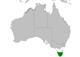 Description de l'image Dasyurus viverrinus distribution map.PNG.