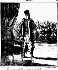 Ah ! ça… mais ils n'ont plus l'air de s'occuper de moi du tout !.Le Charivari (1866).