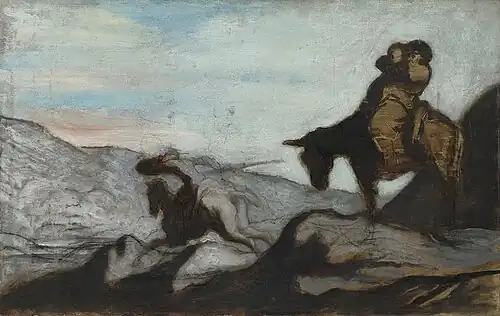 Don Quichotte et Sancho Panza, vers 1855National Gallery, Londres