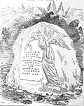 Caricature représentant un ange entouré de colombes.