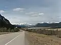 David Thompson Highway à l'extérieur du Parc national Banff