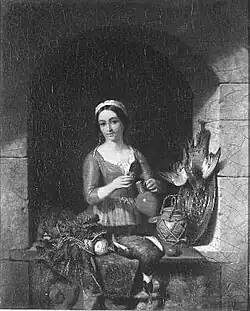 Jeune fille à la fenêtre, musée d'Amsterdam.
