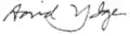 Signature de David Ige