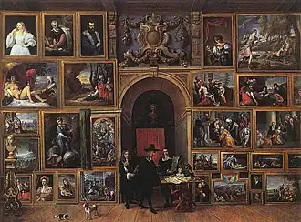 Galerie de l'archiduc Léopold Guillaume, Bruxelles, 1651