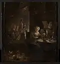 La Cuisine des sorcières par David Teniers le Jeune. La main de gloire est au dessus de la cheminée.