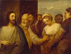 Copy by Teniers after Titian, vers 1655–1656 (16.9 x 22.5 cm)