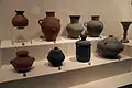 Ensemble de céramiques de Dawenkou, rouges, grises et noires. Musée Provincial du Shandong, Jinan