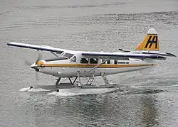 Flotteurs d'un hydravion.