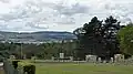 Vue vers Sedan depuis la Nécropole nationale.