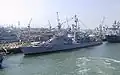 Le De Grasse, à Portsmouth, pour le Festival international de la mer (25 août 2001).