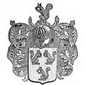 ecu de la Noble famille van Parys, en Flandre