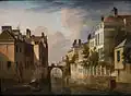 Bartolomé Esteban Murillo Le pont de Walpoort à Gand, huile sur toile, vers 1835, Gand, Musée des beaux-arts