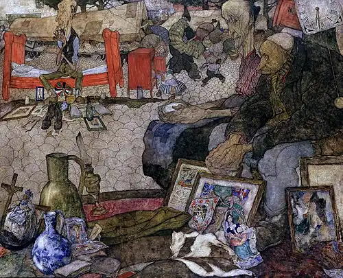 De oude markt in Gent, 1923 (Musée des Beaux-Arts de Gand)