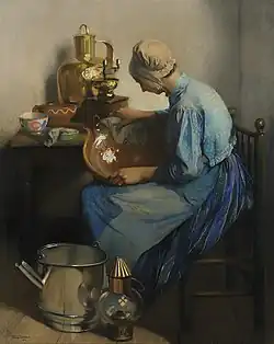 La Femme de ménage (1910), pastel, Bruges, musée Groeninge.