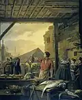 Le marché de poissons à Anvers (1827), Rijksmuseum, Amsterdam.